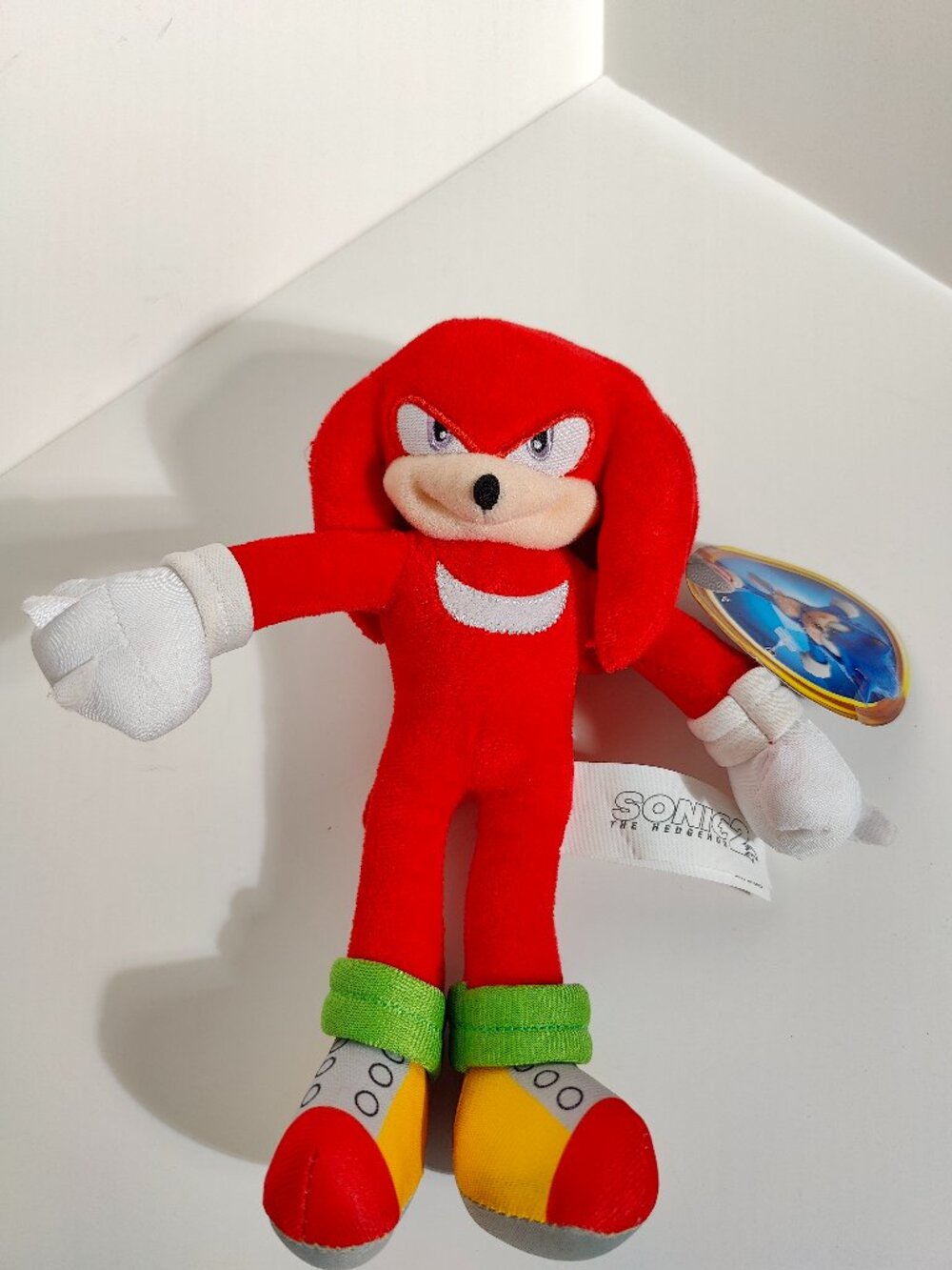 Jakks Sonic the Hedgehog 2 Knuckles 9" Movie Plush Stuffed Toy NWT